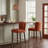 Danley 27'' Luxury Upholstered Counter Stools-2092432795