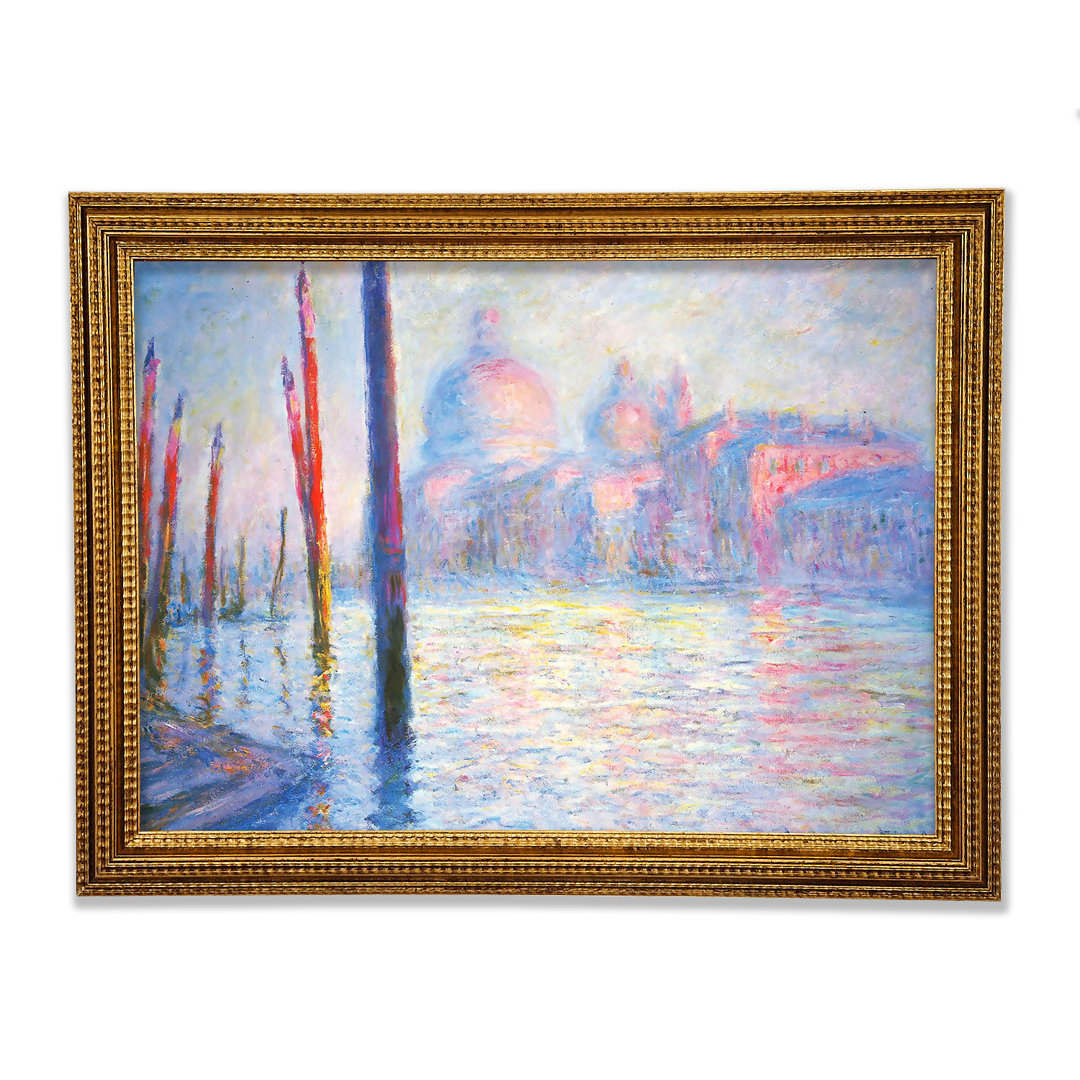 Monet Canal Grand - Einzelner Bilderrahmen Kunstdrucke