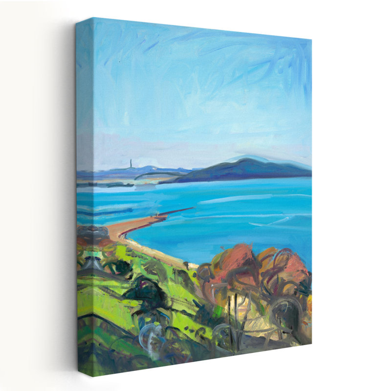 Ferry Point Spring - paysages côtiers, art océanique des Lacs, H 36 po x l 24 po