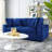 Commix 80" Velvet Square Arm Sofa-121624220