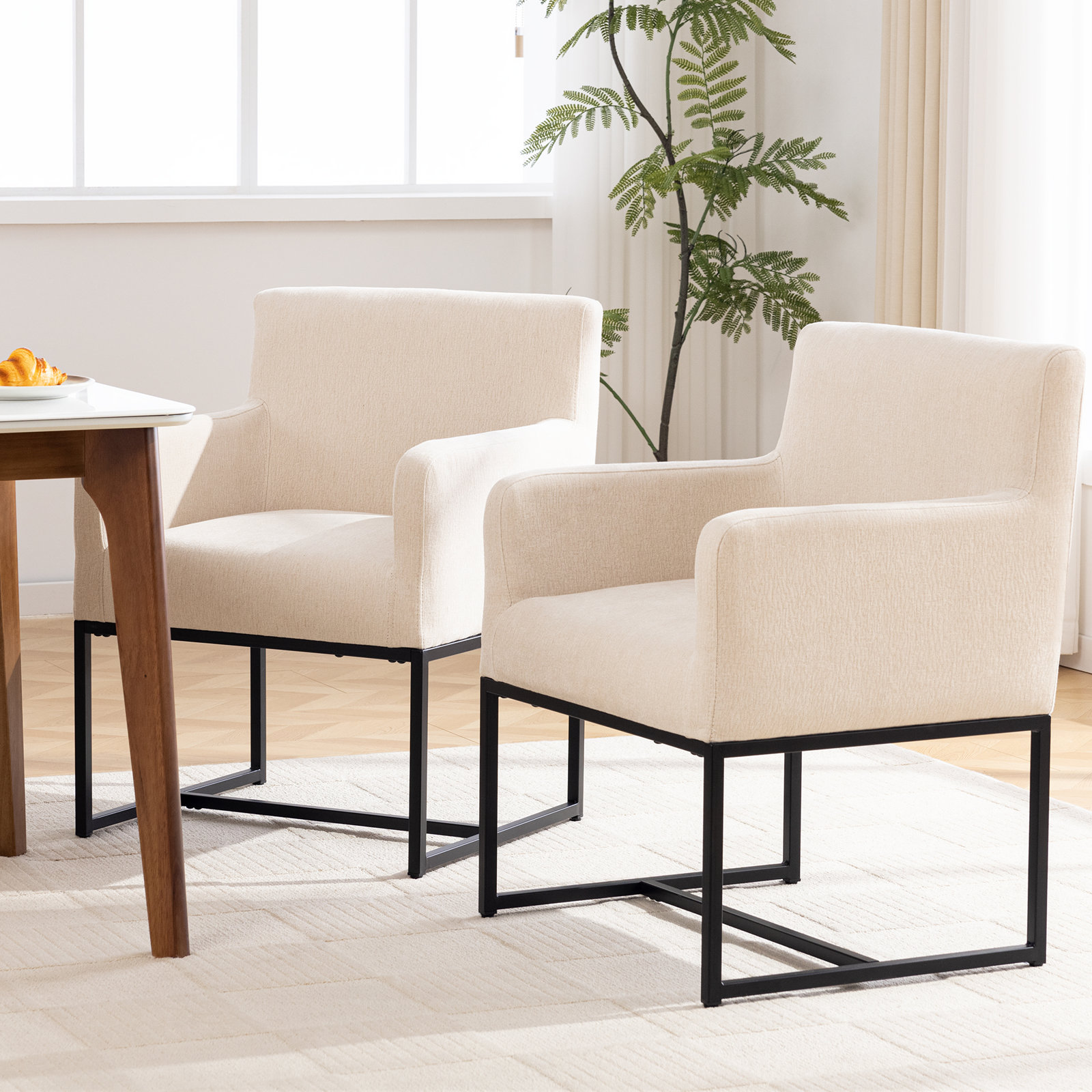 Brimson Dining Armchair, Beige