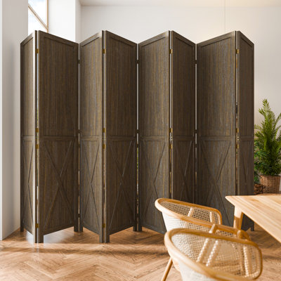 Solid Wood Folding Room Divider
