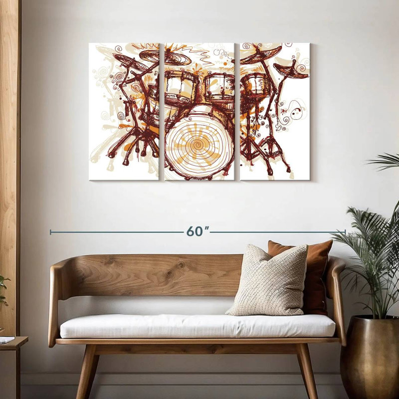 Abarca Splashing Drums, 28" H x 45" W