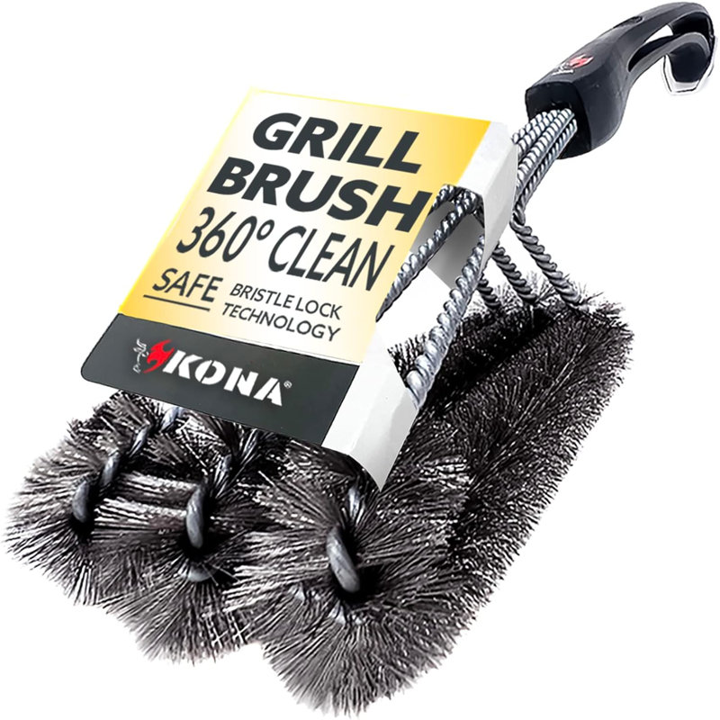Brosse de nettoyage antiadhésive en acier inoxydable