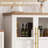 55" Sideboard Buffet Cabinet with 4 Glass Doors & Ample Storage for Dining Room & Kitchen-671777159