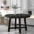 Round Extendable Dining Table with Leaf Wood Kitchen Table With Extension Leaf  ,dining table,dining room table-839555637