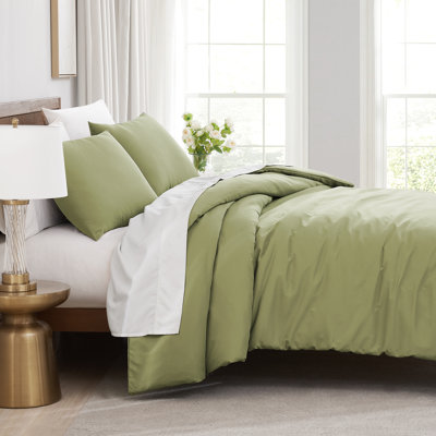 Ensemble de housse de couette surdimensionnée en microfibre avec attaches de coin et fermeture à glissière Vilano Springs🅫