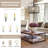 Retro Crystal Drum Pendant Light