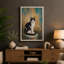 Contemplative Cat Boho 1 Piece Wrapped Canvas Wall Art-2104914700-2104914930