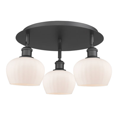 Bergeman Glass Flush Mount