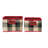 Hand-Woven Seagrass Baskets with Check Pattern & Fuchsia Trim