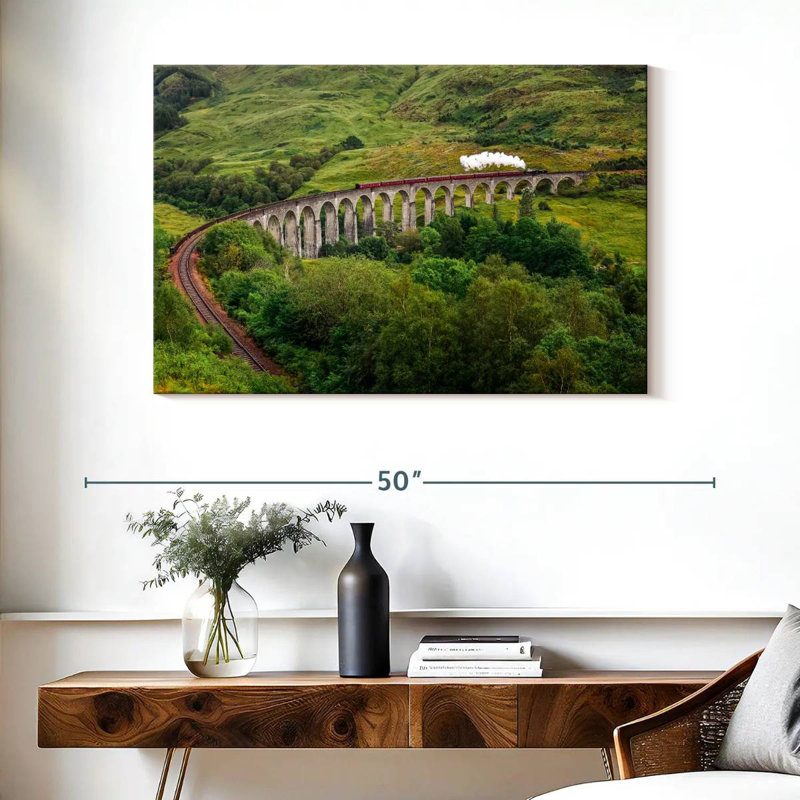 Lilie Glenfinnan Viaduct Landscape, H 26 po x l 39 po