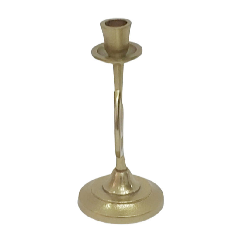 Sagebrook Home 9X5" Crescent Moon Taper Holder, Gold