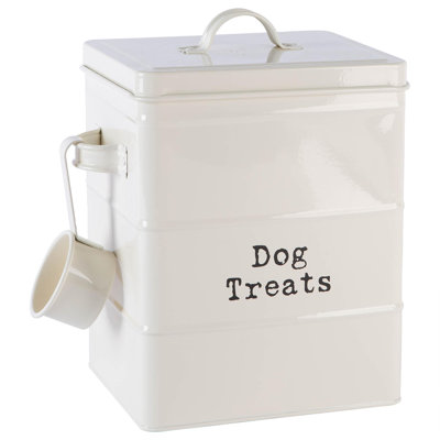 Harbour Housewares - Vintage Metal Dog Treats Canister