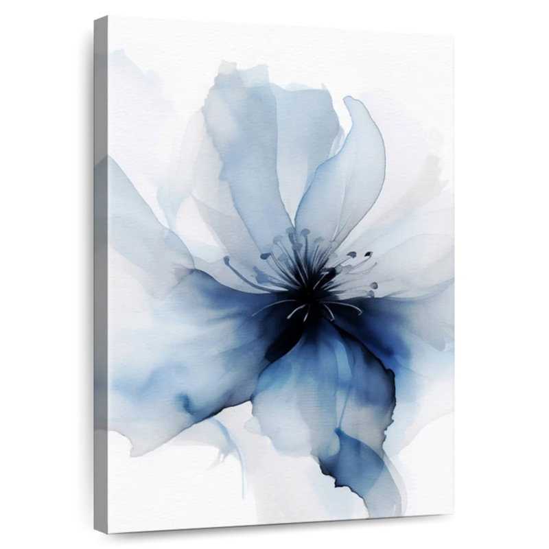 Avery délicat bleu floral I, H 36 po x l 24 po