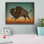 «Buffalo Bison II» par Ryan Fowler, estampe numérique sur toile