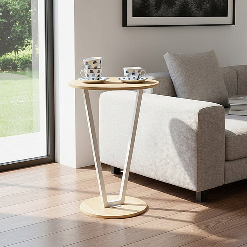 End Table, White, White, White