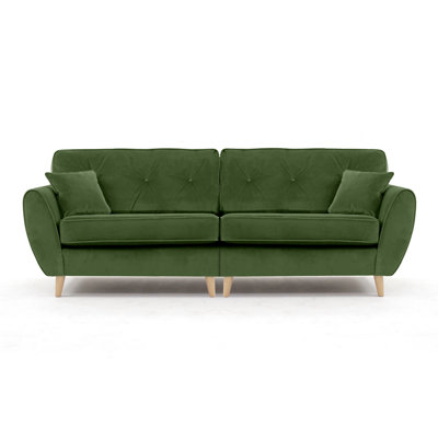 Rafe 4 Seater Velvet Sofa