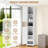 Multi-Functional Narrow Storage Cabinet, 66'' Tall Narrow Bathroom Cabinet & Adjustable Shelves-392030517