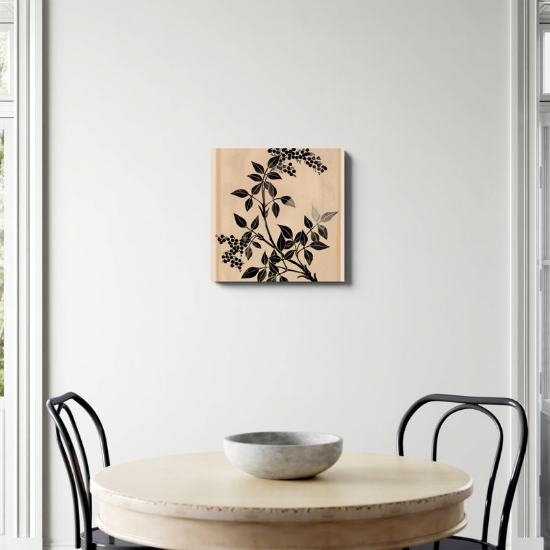 «Minimal Plant 5 Print» par Nadja, Non, H 20 po x l 20 po, Toile tendue