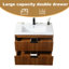 Ensemble de meuble-lavabo simple mural moderne 30 po-1691060328