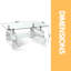 2 Tier Glass Table with Storage Shelf, Living Room Furniture-97416554