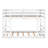 Full Over Full Bunk Bed with Ladder-688763466