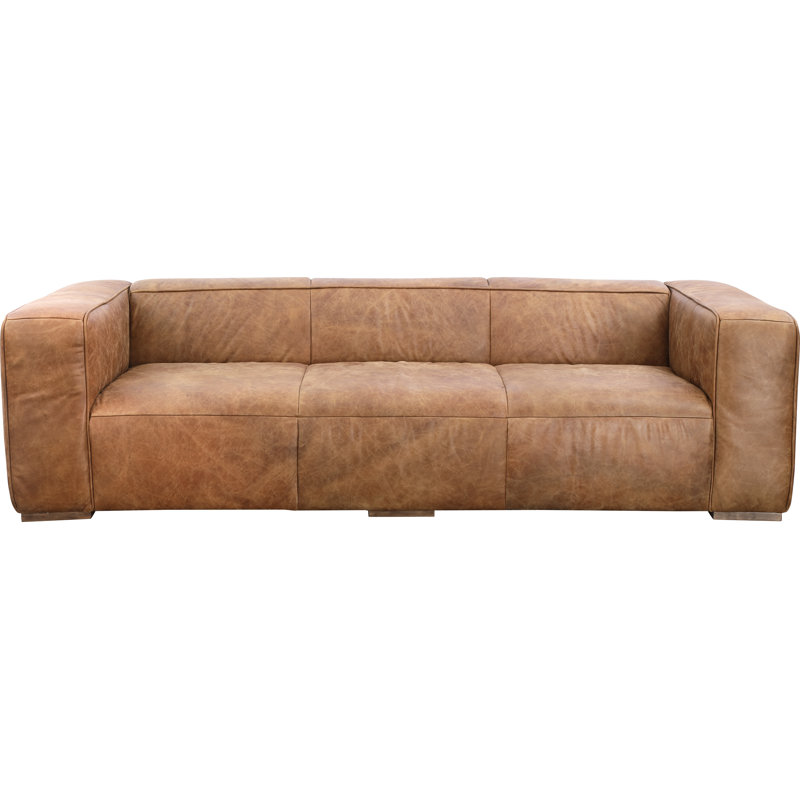 Bolton Sofa Cappucino, Cappuccino Genuine Leather