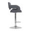 Tabouret de bar rotatif à hauteur ajustable Quira-1810062792