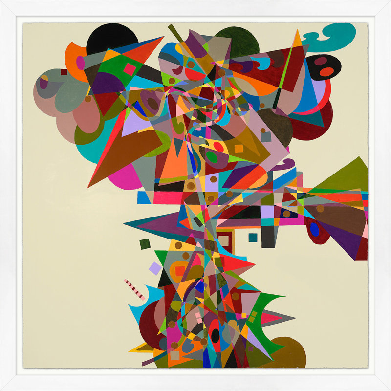 Atherton' Framed Graphic Art Print on Glass