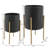 Aideen Metal Planter Pot Set for Indoor & Outdoor Use - Set of 2-1491348882