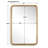 Uttermost Vestry Antique Brass Mirror