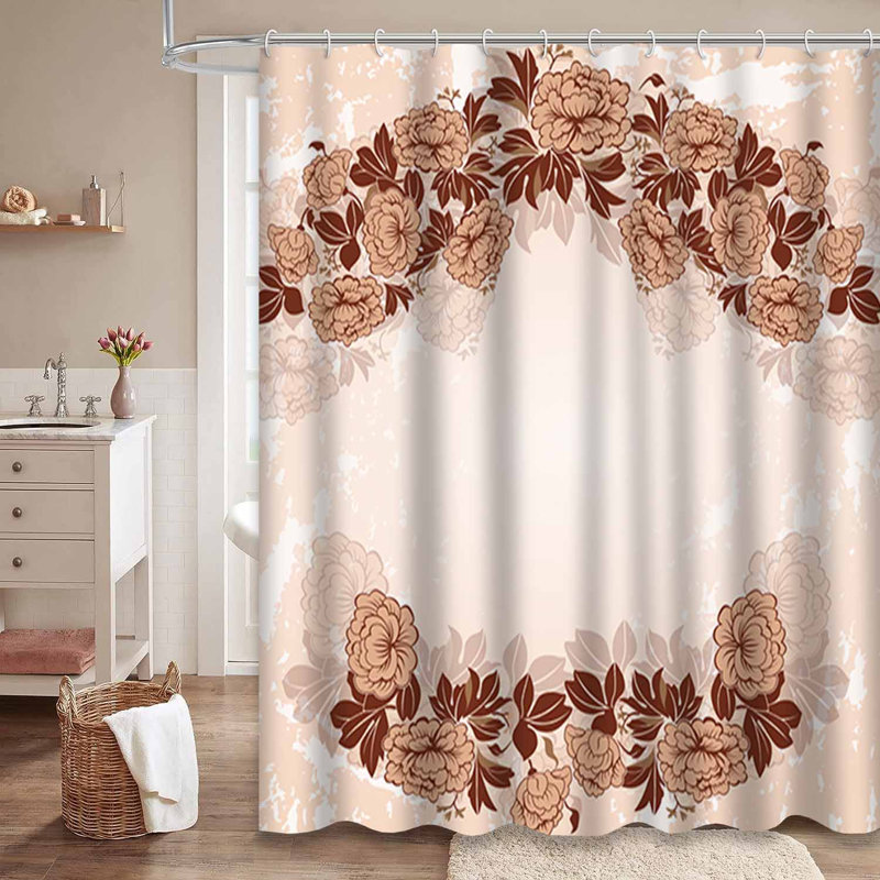 Guirlande de fleurs rétro aux couleurs pastel avec 12 crochets, L 72 po x l 72 po