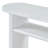 Console Table with Rounded Edges and Sturdy Shelf-1572083607