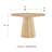 Chasse Round Table In Oak-971931072