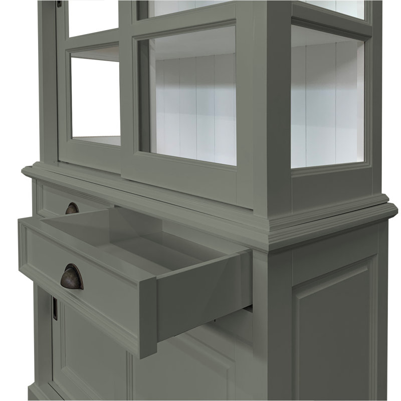 Benjamin-James Display Cabinet, Concrete Grey