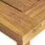 Ensemble repas d'extérieur en bois d'acacia avec coussins 7 pièces