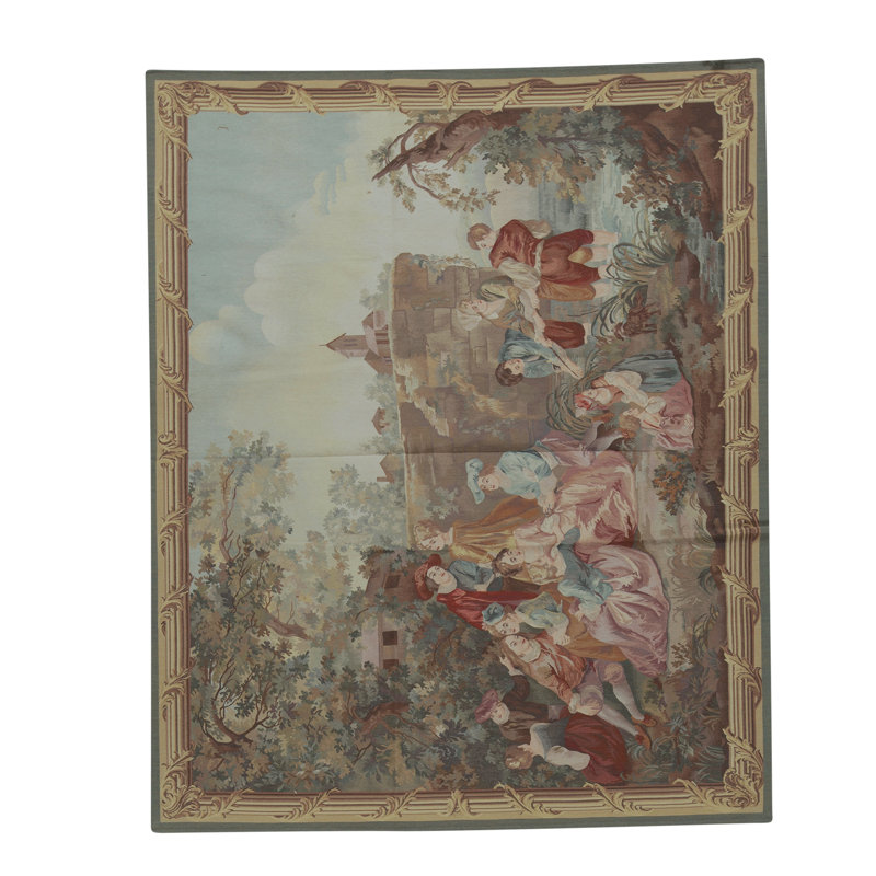 Hand-Knotted High-Quality Green Area Rug