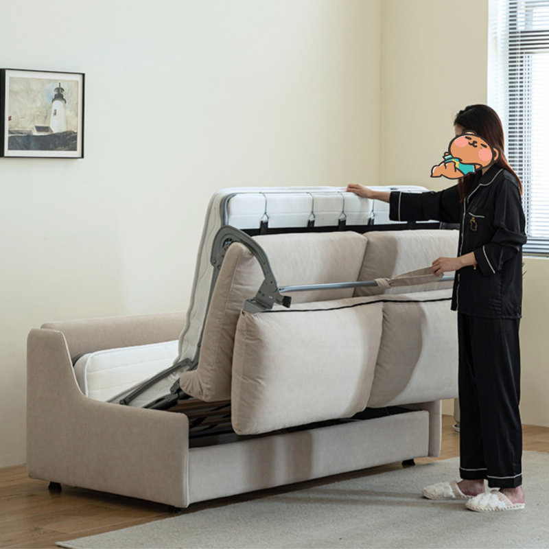 Foldable Dual-Purpose Living Multi-Functional Sofa