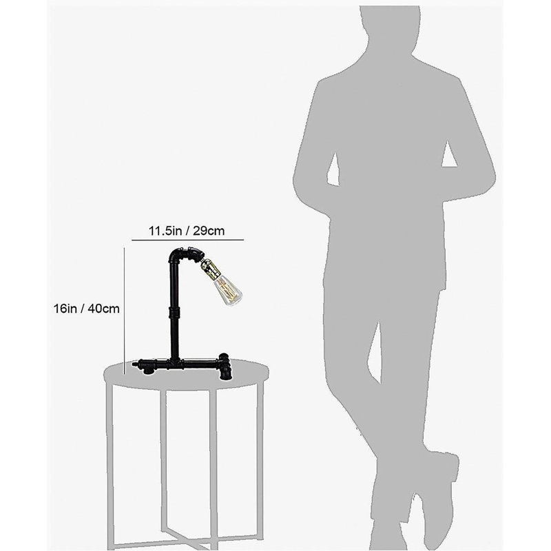 Industrial Pipe Desk Lamp