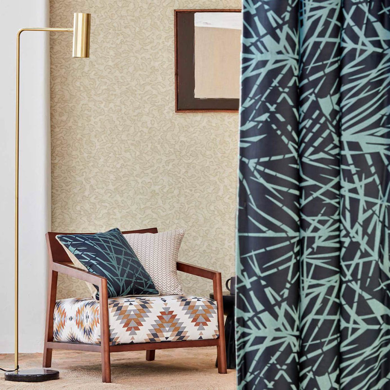 Lorenza Fabric, Honey/Jet
