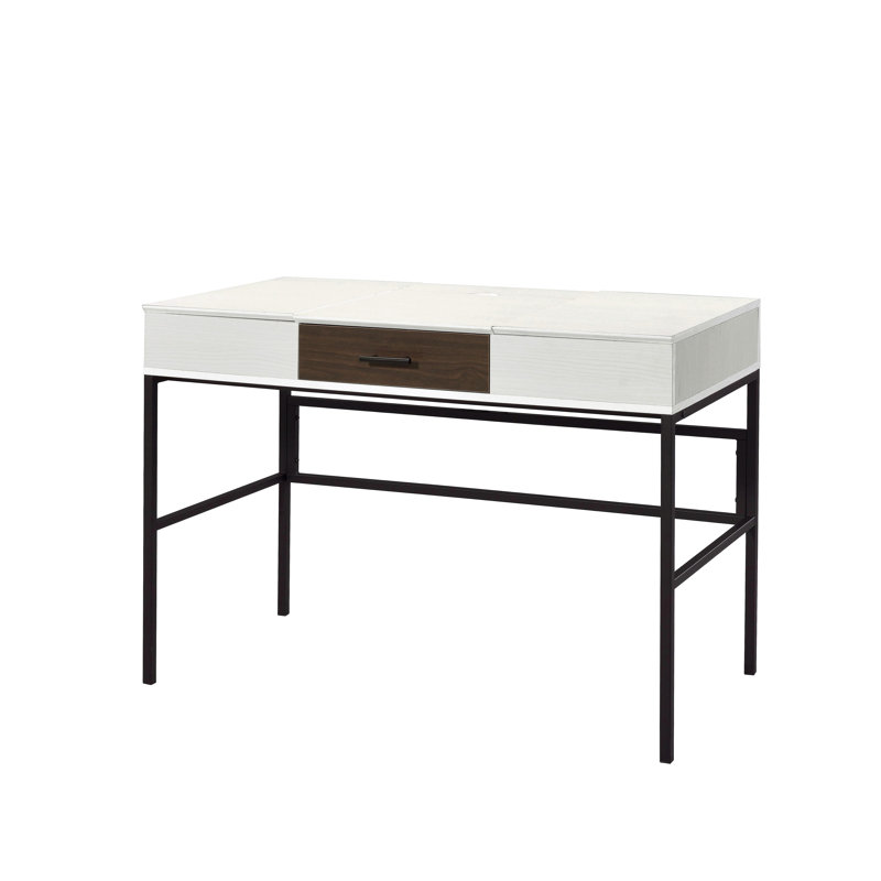 Bureau d'écriture Verster, Blanc/Noir
