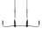 Ilia 6-Light Matte Black Island Chandelier-127380333