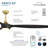 Pierce 84" Led Smart Ceiling Fan-116794753-116794750