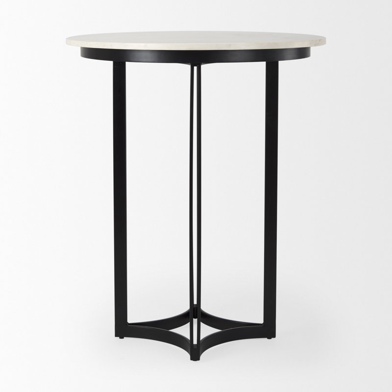 Table de salle à manger Wainwright, Noir, 32 po x 32 po, Hauteur du comptoir (hauteur de 38 po)