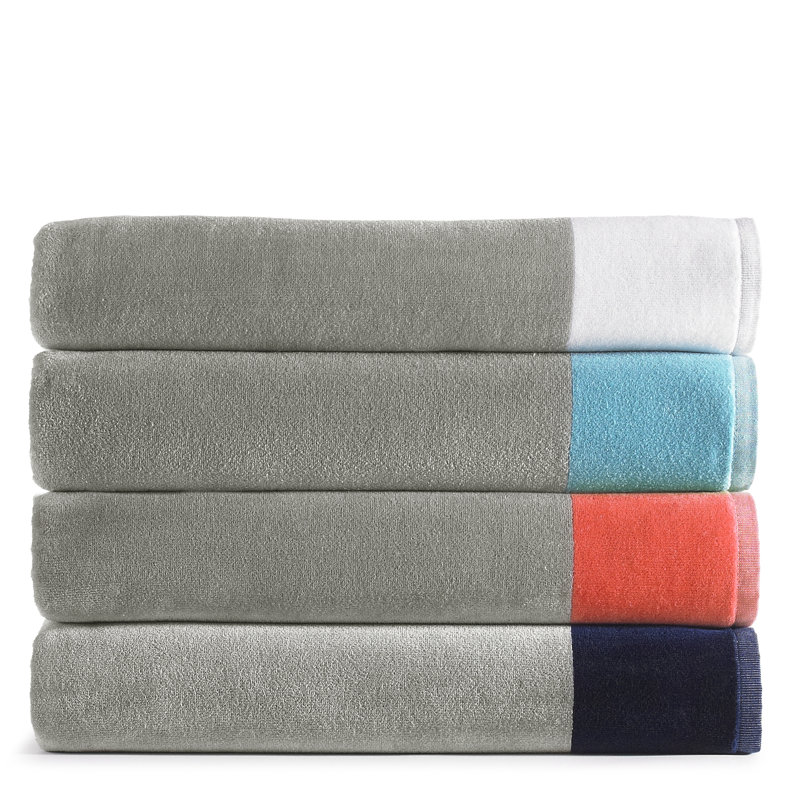 Soleil 100% Cotton Beach Towel, Aqua