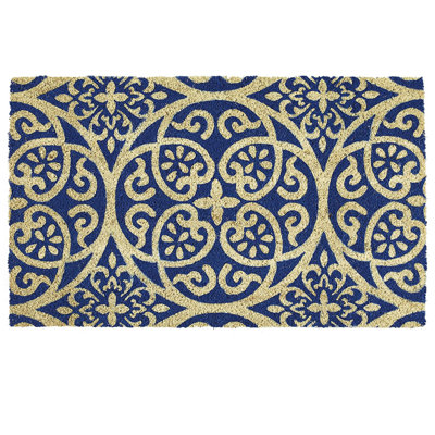 Callaghan Non-Slip Damask Doormat