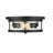 Industrial 2 Light Round Glass Flush Mount-1301100537