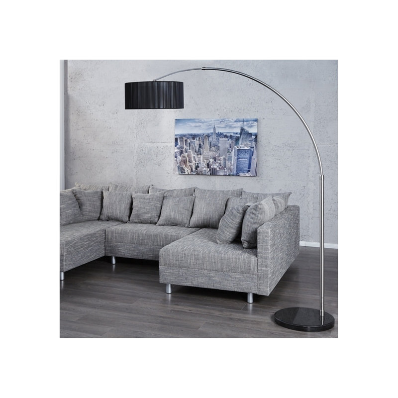 225 Cm Herwig Arc Lamp, Black