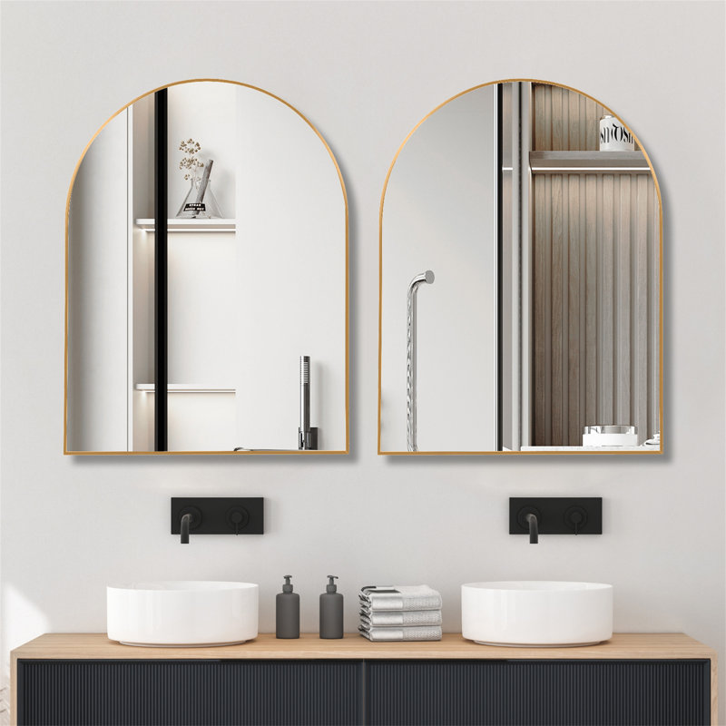 Miroir de salle de bain 30x40, Doré, 30" x 40"